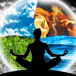 Meditation Verbunden mit den 4 Elementen